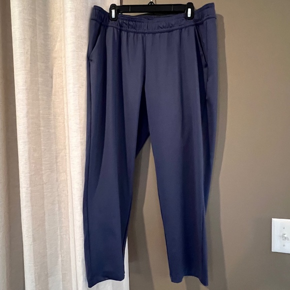 Women's Columbia Blue anytime Casual Pants, Draw string Waist, Size Large - Picture 1 of 11